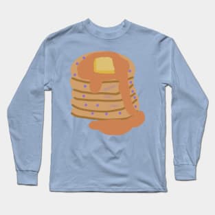 Blueberry Buttered Pancakes Long Sleeve T-Shirt